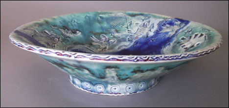 Julie Bagish - Blue Fish Bowl (side view)