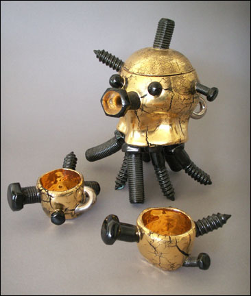 Keiko Fukazawa - Untitled 1993 (Gold Octopus Set)