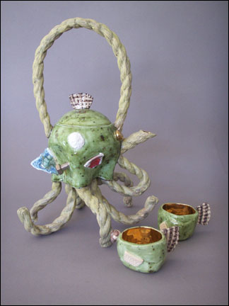Keiko Fukazawa - Untitled 1993 - 2004 (Green Octopus Set)