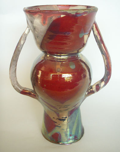 Jenik Cook - Green Luster Vase