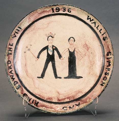 Wallis Simpson and King Edward the VII Plate