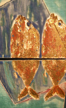 Double Fish - detailed view