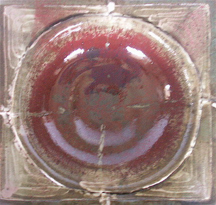Untitled Bowl (Red) - detail