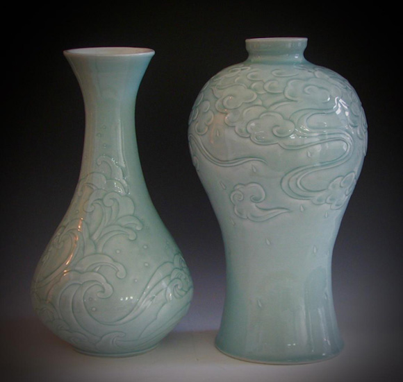 Lauren Hanson - Korean Style Vase Pair