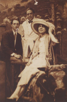 Beatrice Wood with Marcel Duchamp - June 21, 1917 in Coney Island