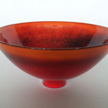 Red-Orange Flecked Bowl