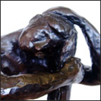 Kneeling Figure - detail