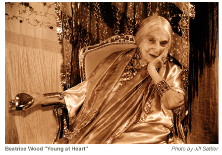 Beatrice Wood, Young at Heart - Photo by Jill Sattler