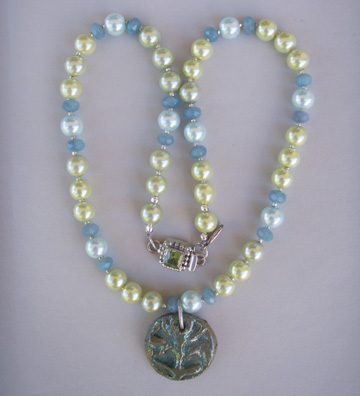 Lustre Tile Goddess Series Necklace
