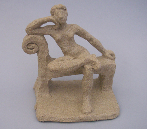 Carolyn Fox - Seated Figure with Spiral