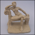 Seated Figure with Spiral