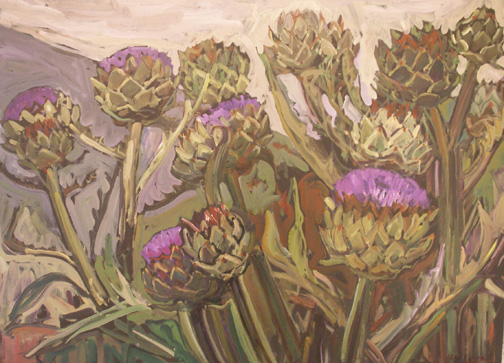 Karen K. Lewis - Blooming Artichokes