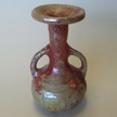 Red Luster Vessel with Handles