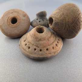 Pre-Columbian Clay Beads