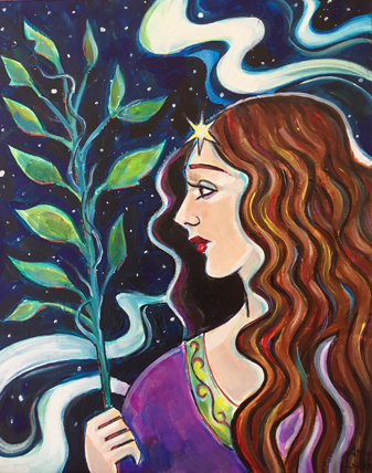Mystic Painting by Amy Lynn Stevenson