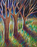 Amy Lynn Stevenson - Abstract Tree Painting Workshop
