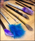 Bamboo Brush with Natural Fibers Workshop with Yvette Franklin