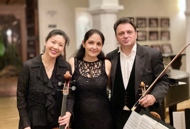Elixir Piano Trio - Violinist Samvel Chilingarian, Cellist Fang Fang Xu, and Pianist Lucy Nargizyan