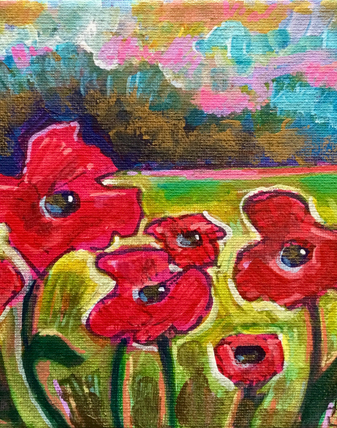 Red Poppies by Amy Lynn Stevenson