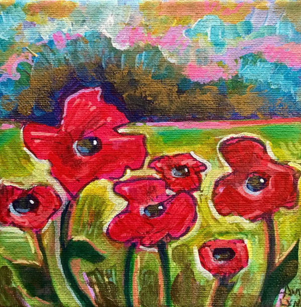 Red Poppies by Amy Lynn Stevenson